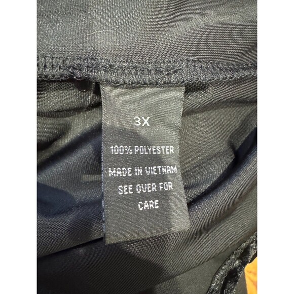 Black velour velvet bell sleeve tunic top womens 3X whimsigoth peasant holiday - Picture 7 of 8